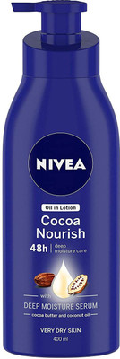 NIVEA Cocoa Nourish and Body Milk Nourishing Lotion(400 ml)