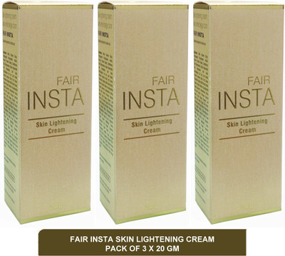 FAIR INSTA SKIN LIGHTENING CREAM - dark spot removal & pigmentation removal cream(pack of 3)20g(60 g)