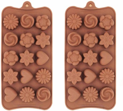 CIAZA Silicone Chocolate Mould 15(Pack of 2)