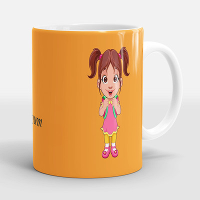 Sublikraft Hum Tum Printed Ceramic Coffee Mug(330 ml)