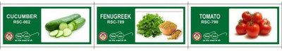 VibeX 3-Varieties-Vegetable Seeds Combo Pack Seed(105 per packet)