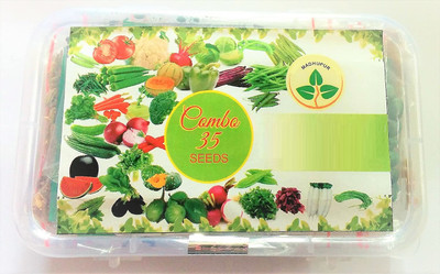 CYBEXIS 35-Varieties-Combo of 35 Vegetable Seeds Seed(10 g)