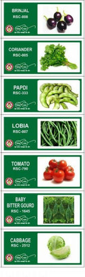 VibeX 7-Varieties-Hybrid Vegetable Seeds Combo Seed(245 per packet)