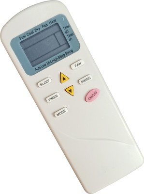Axelleindia Combo of Compatible AC87 Window & Split AC Remote With 2AAA Battery For TCL AC Remote Controller(White)