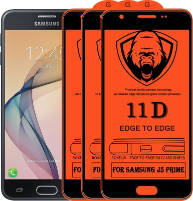 11D Edge To Edge Tempered Glass for Samsung Galaxy J5 Prime(Pack of 2)