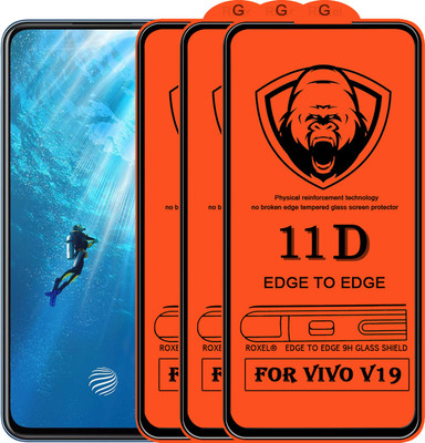 11D Edge To Edge Tempered Glass for Vivo V19(Pack of 2)