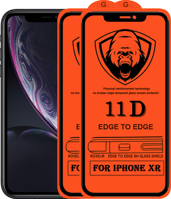 SoftTech Edge To Edge Tempered Glass for Apple iPhone XR(Pack of 2)