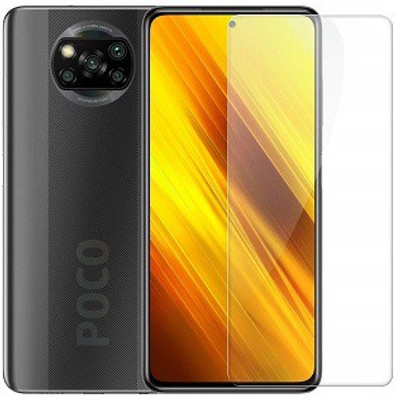 KMP POWER Tempered Glass Guard for Poco X3(Pack of 1)