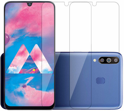 TINGTONG Tempered Glass Guard for Samsung Galaxy M30(Pack of 2)