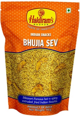 Haldiram's Nagpur Bhujia Sev (Pack of 2)(2 x 1 kg)