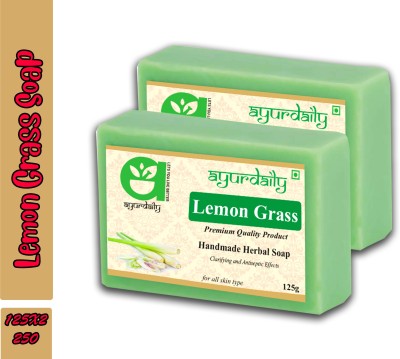 Ayurdaily Natural Lemon Grass Bath Soap(2 x 125 g)