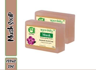 Ayurdaily Natural Musk Bath Soap(2 x 125 g)