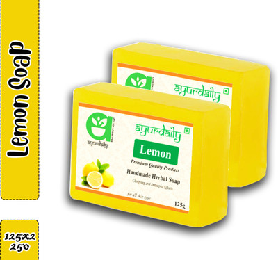 Ayurdaily Natural Lemon Bath Soap(2 x 125 g)