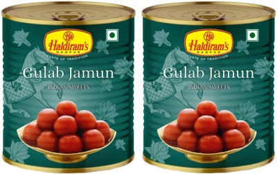 Haldiram's Gulab Jamun (Pack Of 2) Tin(2 x 1 kg)