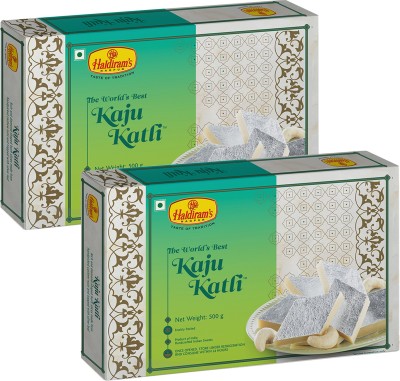 Haldiram's Kaju Katli (Pack of 2) Box(2 x 0.5 kg)