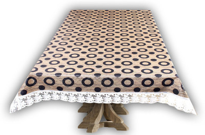 The Furnishing Tree Printed 12 Seater Table Cover(Yellow, PVC)