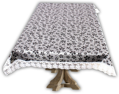 The Furnishing Tree Printed 12 Seater Table Cover(Grey, PVC)