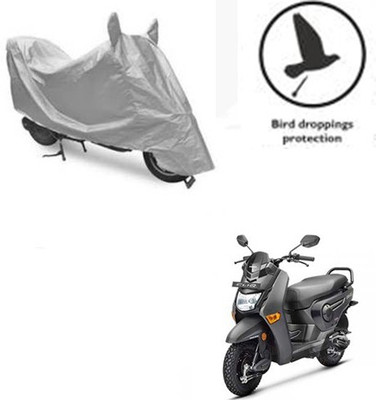 Motoren Waterproof Two Wheeler Cover for Honda(Cliq, Silver)