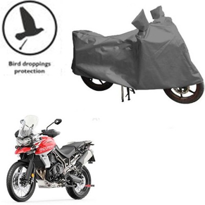 RPSENTTERPR Waterproof Two Wheeler Cover for Triumph(Tiger 800 XCA, Grey)