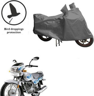 saanvi Waterproof Two Wheeler Cover for TVS(Victor GLX, Grey)