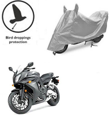 RPSENTTERPR Waterproof Two Wheeler Cover for Honda(CBR 650F, Silver)