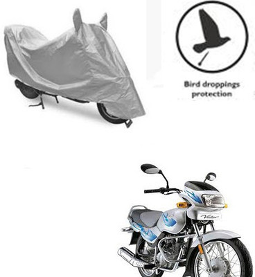 Motoren Waterproof Two Wheeler Cover for TVS(Victor GLX, Silver)