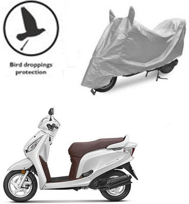 RPSENTTERPR Waterproof Two Wheeler Cover for Honda(Aviator, Silver)