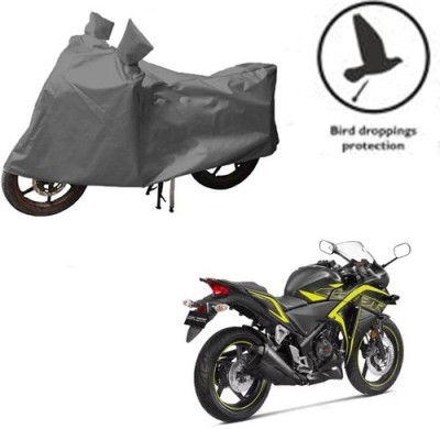 Motoren Waterproof Two Wheeler Cover for Honda(CBR 250R, Grey)