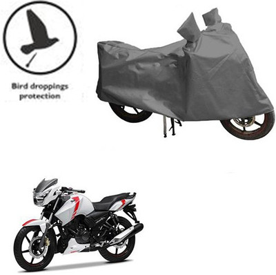 RPSENTTERPR Waterproof Two Wheeler Cover for TVS(Apache RTR 160, Grey)
