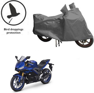 saanvi Waterproof Two Wheeler Cover for Yamaha(YZF R25, Grey)