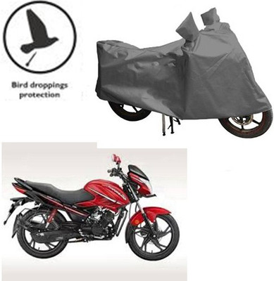 RPSENTTERPR Waterproof Two Wheeler Cover for Hero(Glamour, Grey)