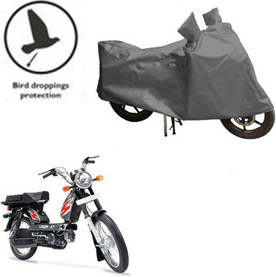 saanvi Waterproof Two Wheeler Cover for TVS(Heavy Duty Super XL, Grey)