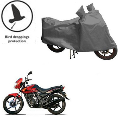 saanvi Waterproof Two Wheeler Cover for TVS(Flame DS 125, Grey)