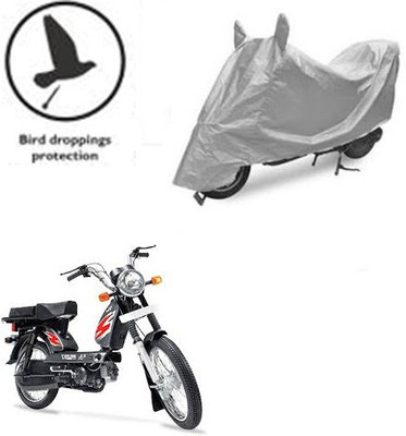 Motoren Waterproof Two Wheeler Cover for TVS(Heavy Duty Super XL, Silver)