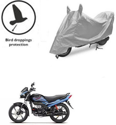 Motoren Waterproof Two Wheeler Cover for Hero(Passion Plus, Silver)