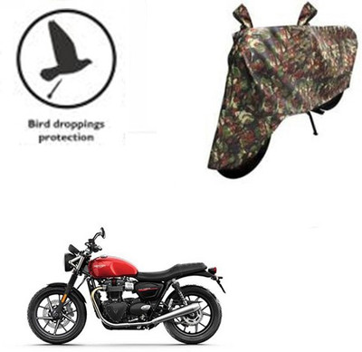 RPSENTTERPR Waterproof Two Wheeler Cover for Triumph(Twin spark, Multicolor)