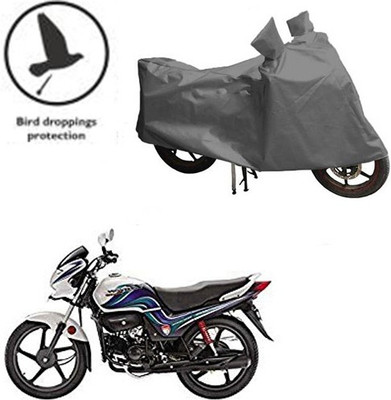 saanvi Waterproof Two Wheeler Cover for Hero(Passion Pro TR, Grey)