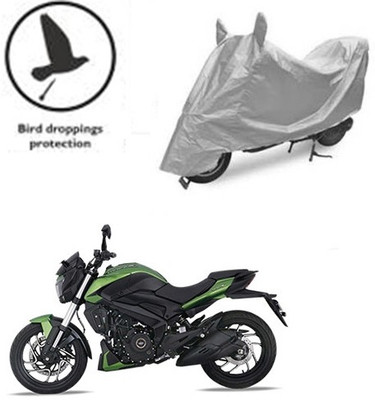 RPSENTTERPR Waterproof Two Wheeler Cover for Bajaj(Dominar, Silver)