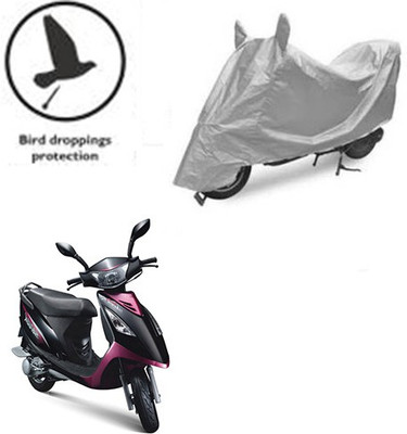 RPSENTTERPR Waterproof Two Wheeler Cover for TVS(Scooty Streak, Silver)