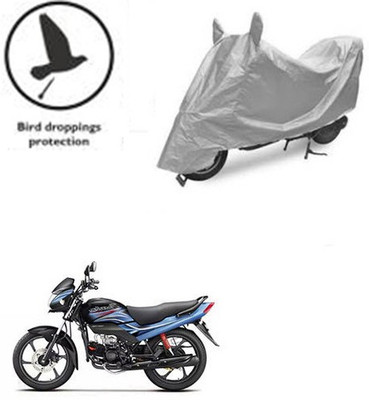RPSENTTERPR Waterproof Two Wheeler Cover for Honda(Passion Pro, Silver)