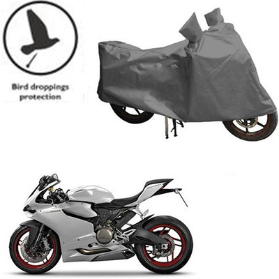 saanvi Waterproof Two Wheeler Cover for Ducati(899 Panigale, Grey)