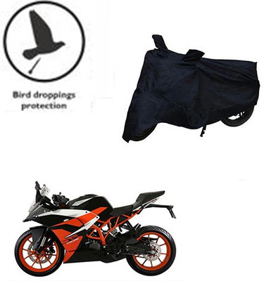 Mdstar Waterproof Two Wheeler Cover for KTM(RC 390, Black)