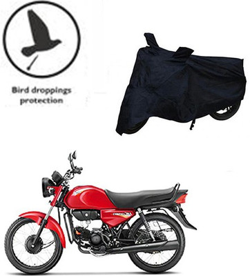 saanvi Waterproof Two Wheeler Cover for Hero(CD Dawn, Black)