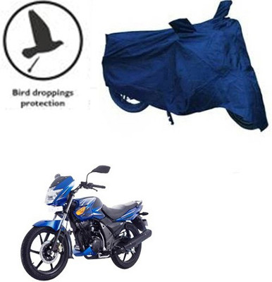 Motoren Waterproof Two Wheeler Cover for TVS(Flame SR125, Blue)