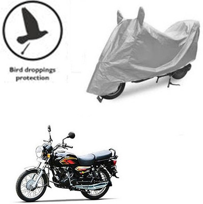 Motoren Waterproof Two Wheeler Cover for TVS(Max 4R, Silver)