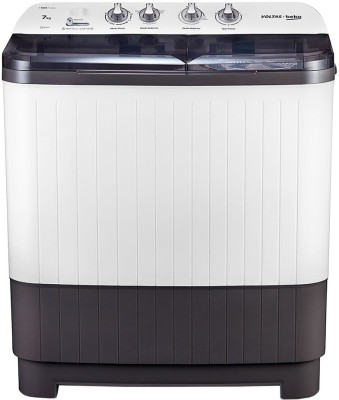 Voltas Beko by A Tata Product 7 kg Semi Automatic Top Load Washing Machine White, Grey(WTT70DGRT)