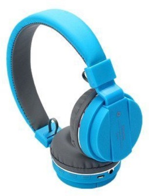 keeva HIGH BASS SOUND, SD CARD SUPPORTABLE HEADPHONE (Multicolor) Bluetooth(Blue, Grey, On the Ear)