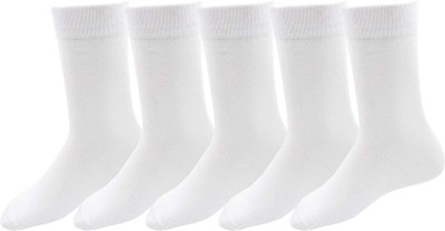 SOCOLOCO Men & Women Solid Calf Length(Pack of 5)