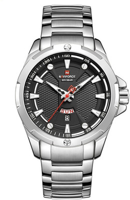NAVIFORCE NF9161-Silver NF9161 Analog Watch  - For Men