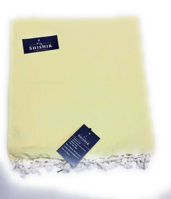 Shishir Solid Single Top Sheet for  Mild Winter(Cotton, Lemon Yellow)